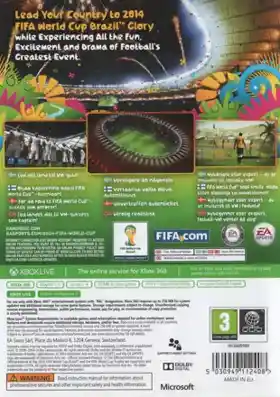 2014 FIFA World Cup Brasil (USA) box cover back